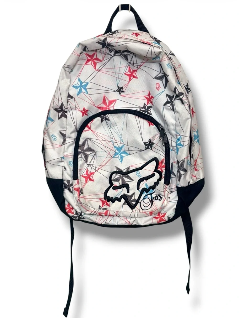 Fox Racing Backpack with SRH Stars design Moto Bookbag Vintage Y2K